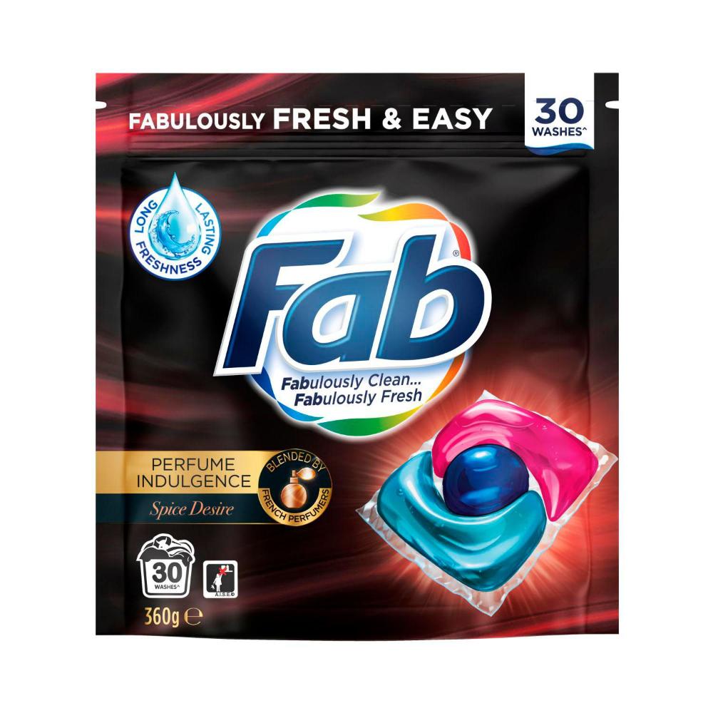 Buy FAB Laundry Capsules Spice Desire 30 Pack | Coles