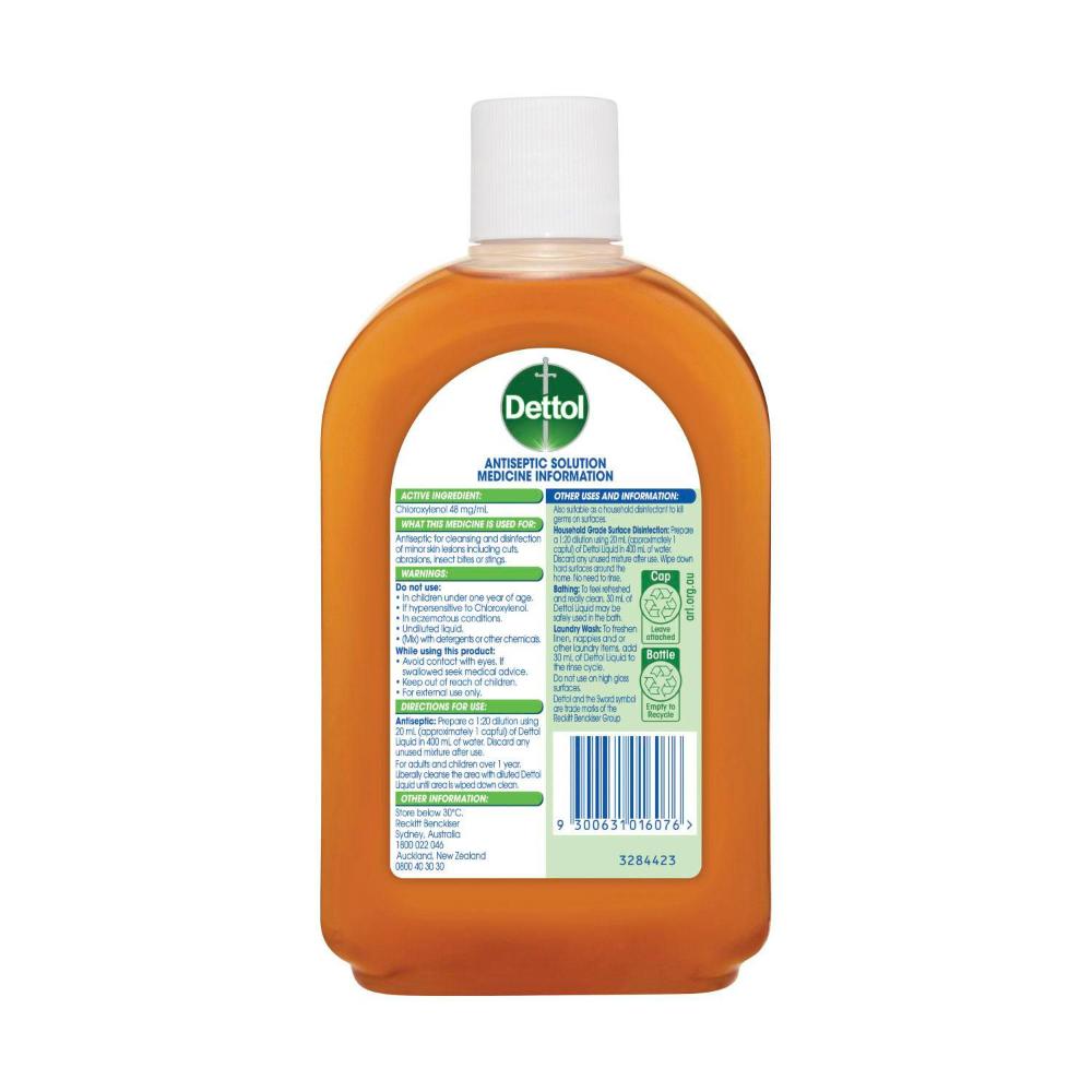Dettol Classic Antibacterial Disinfectant Liquid Solution | 500mL