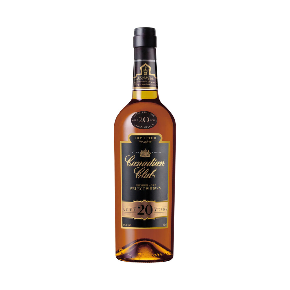 Buy Canadian Club 20yo Whisky 750ml 1 Each | Coles