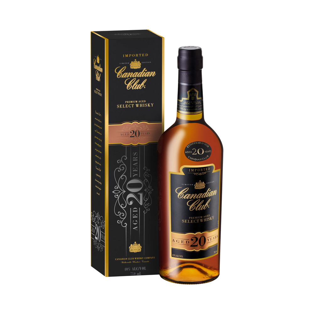 Buy Canadian Club 20yo Whisky 750ml 1 Each | Coles