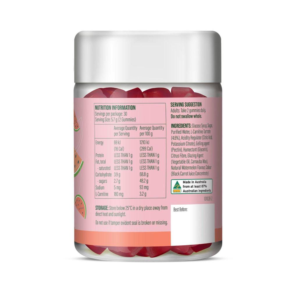 l carnitine coles Buy Life Botanics Gummies Shred 60 Pack