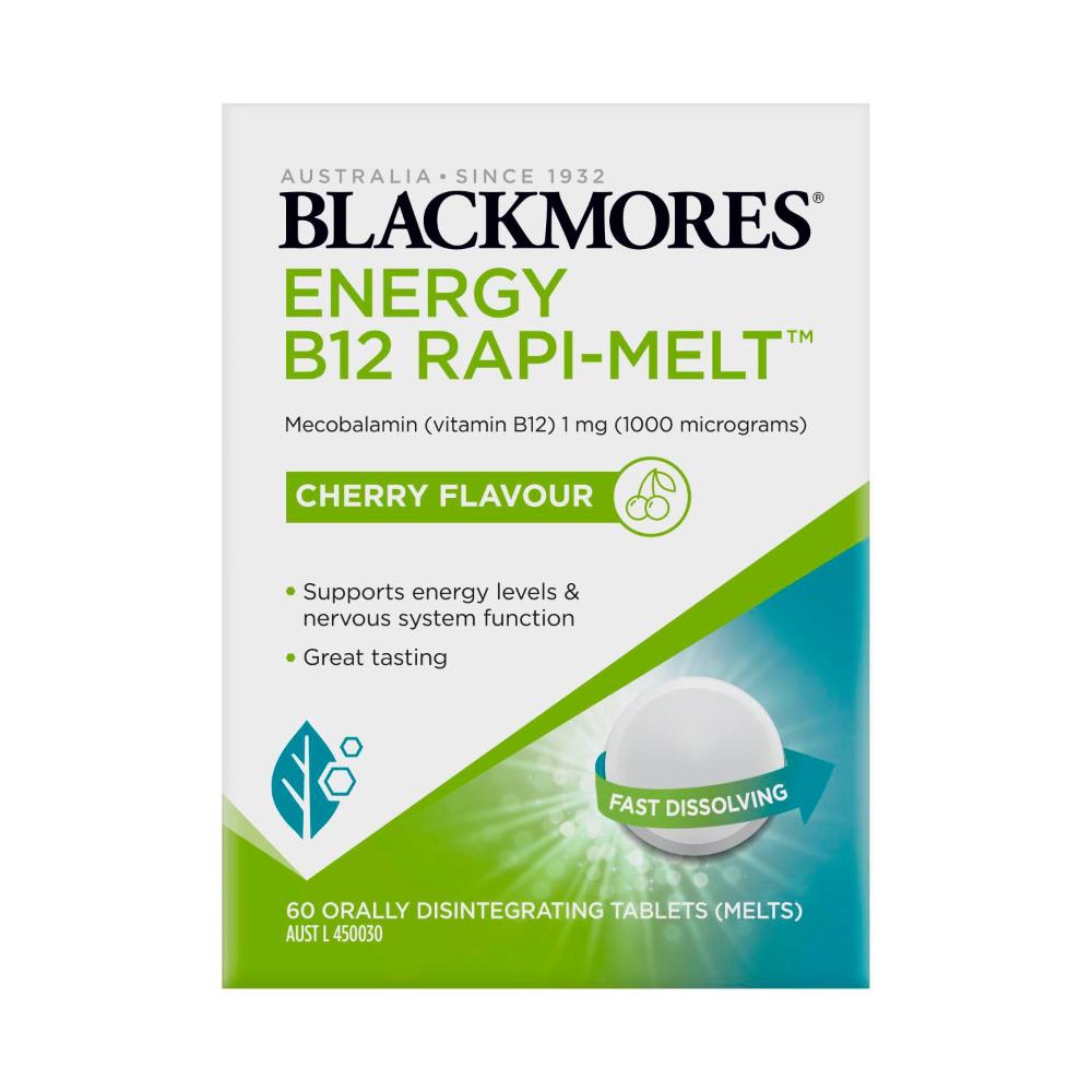 Blackmores Rapi Melts Energy B12 | 60 Pack