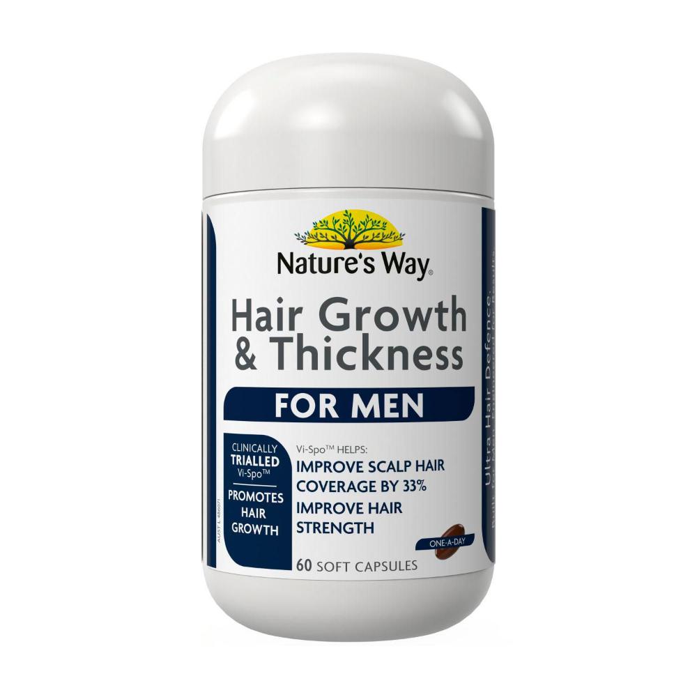Nature's Way Hair Growth & Thickness For Men | 60 Pack
