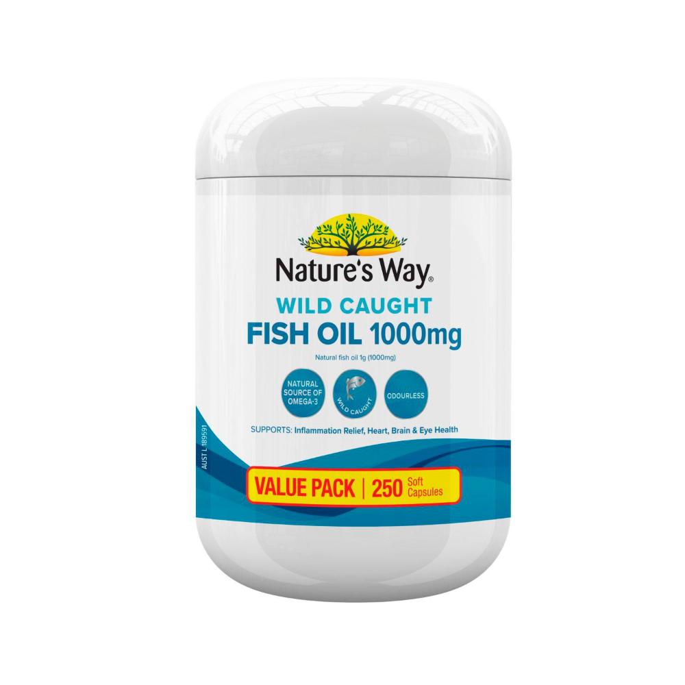 Way Fish Buy Nature's Way Fish Oil 1000mg 250 Pack | Coles