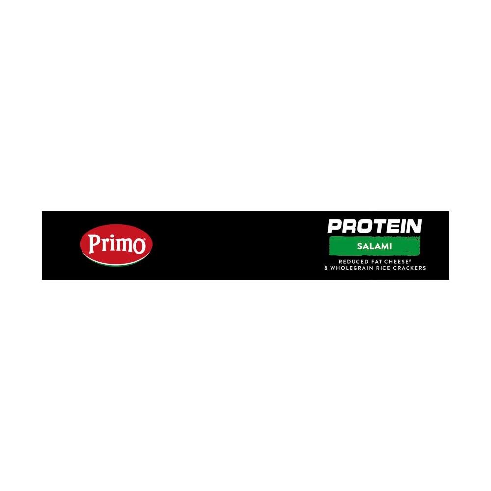 Primo Protein Stackers Salami Reduced Fat Cheese & Whole Grain Rice Crackers | 55g
