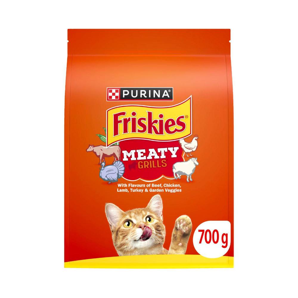 Buy Friskies Adult Dry Cat Food Meaty Grills 700g Coles