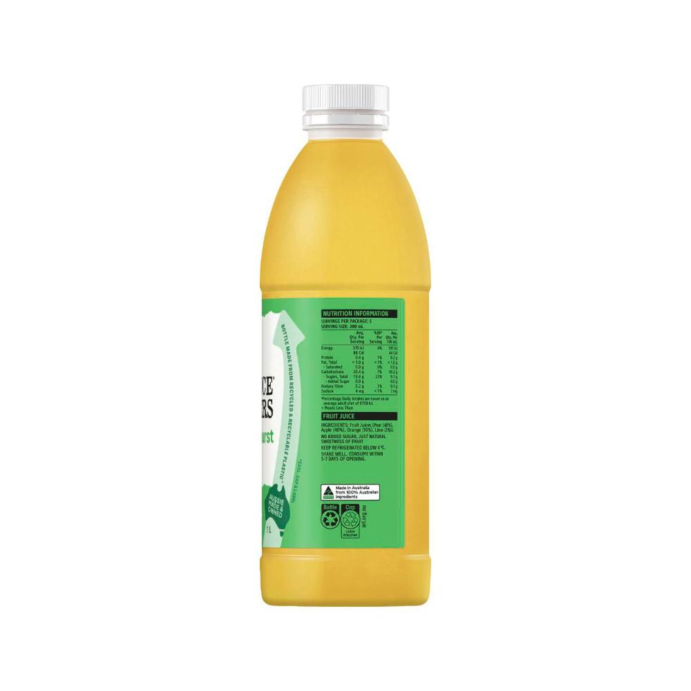 Buy The Juice Brothers Juice Zesty Pear Burst 1L | Coles