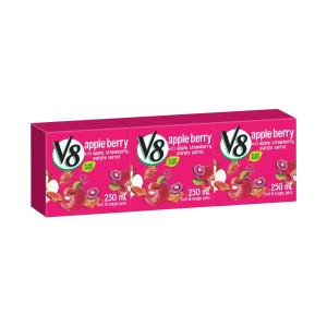 Campbell S V8 Apple Berry Fusion Juice Multipack 250ml Coles Online