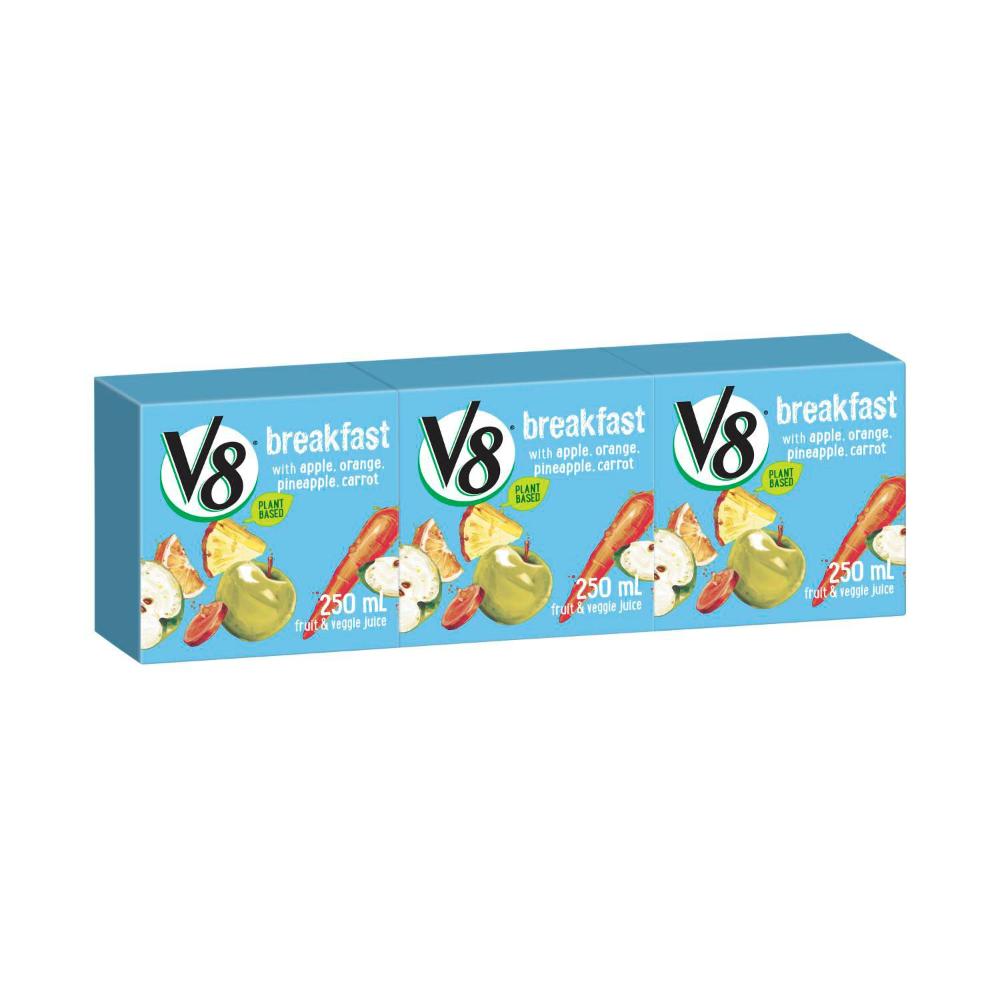 Buy Campbell's V8 Breakfast Juice Box 250ml pack Coles