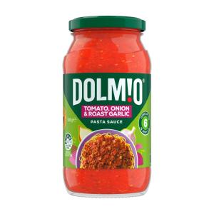 Dolmio Extra Pasta Sauce Tomato Onion & Roast Garlic | 500g