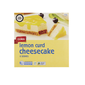 Coles Frozen Lemon Curd Cheesecake Coles Online Coles Frozen Lemon Curd Cheesecake Coles Online