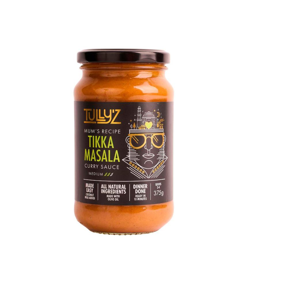 Buy Tully'z Kitchen Natural Tikka Masala Curry Sauce 375g | Coles