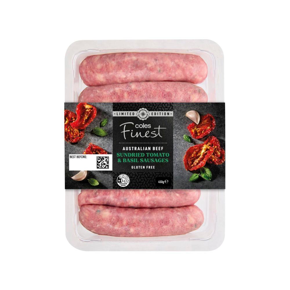 Coles Finest Limited Edition Sausages | 450g
