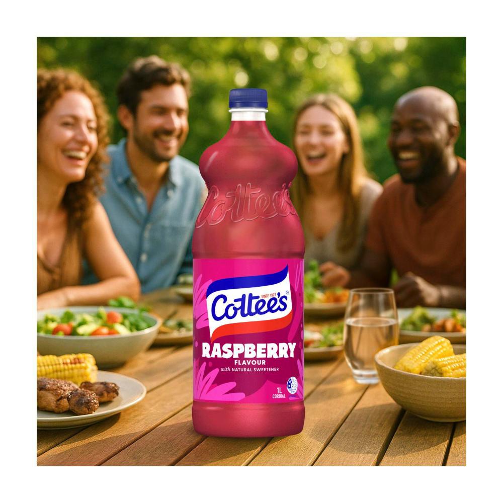 Buy Cottee's Cordial Raspberry 1L | Coles