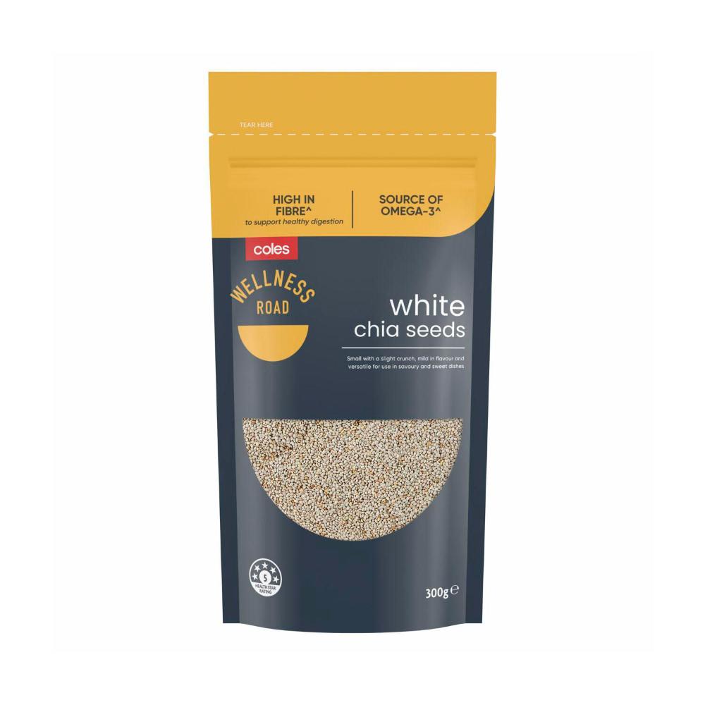 Buy Wellness Road White Chia Seeds 300g Coles