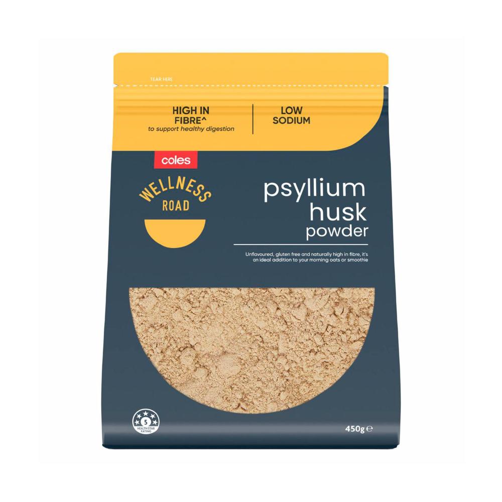 Buy Coles Wellness Road Psyllium Husk Powder 450g Coles