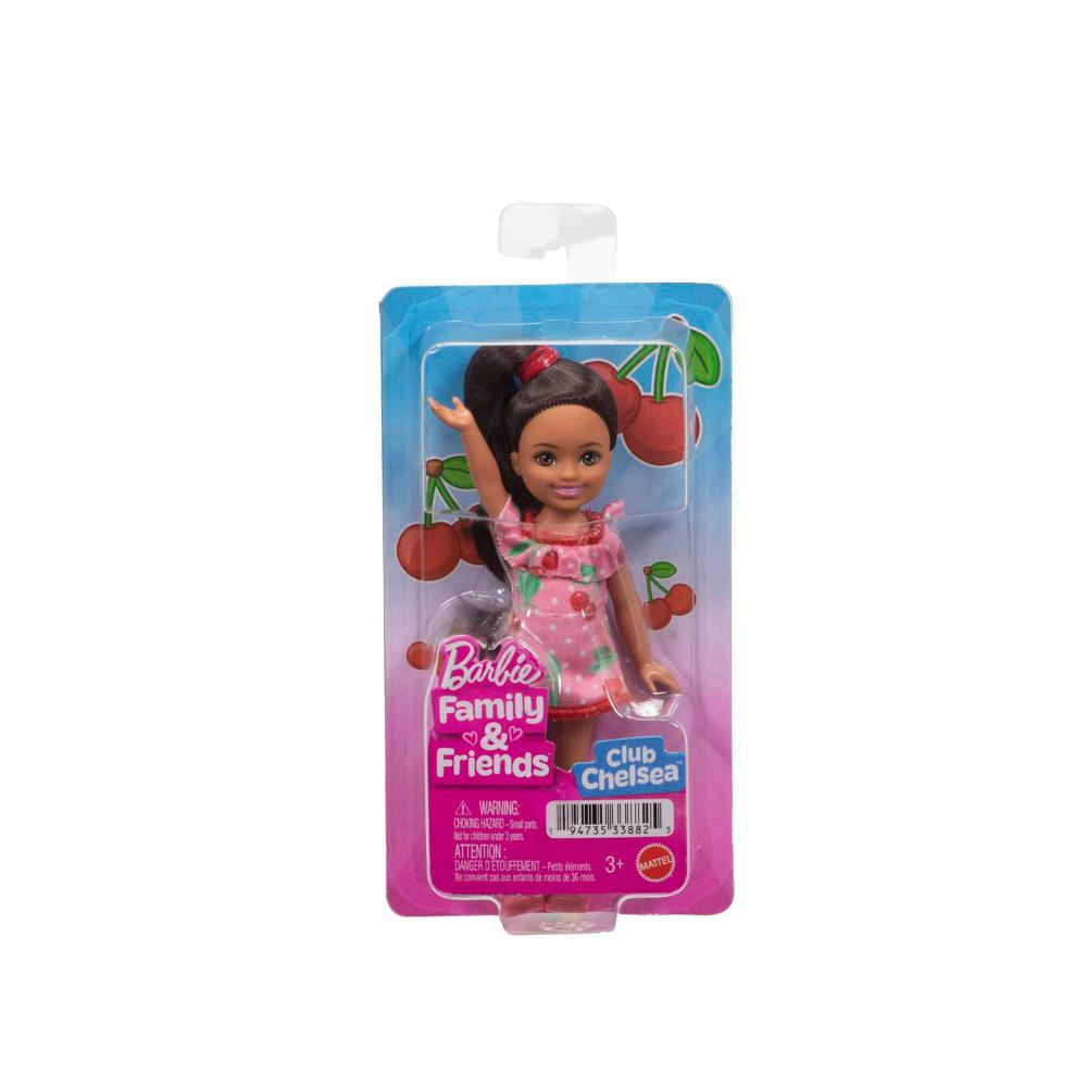 white christmas dresses Barbie Club Chelsea Dress-Up Doll, 6-Inch Blonde In Ice Cream Costume main image 1