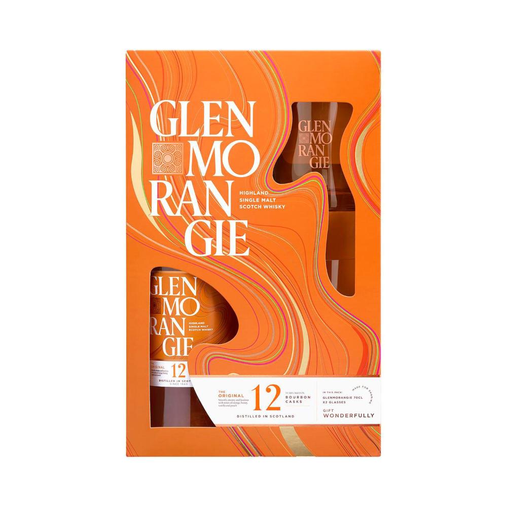 Buy Glenmorangie 12yo Twin Glass Pack 700mL | Coles