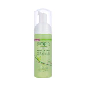 simple kind to skin vital vitamin foaming cleanser