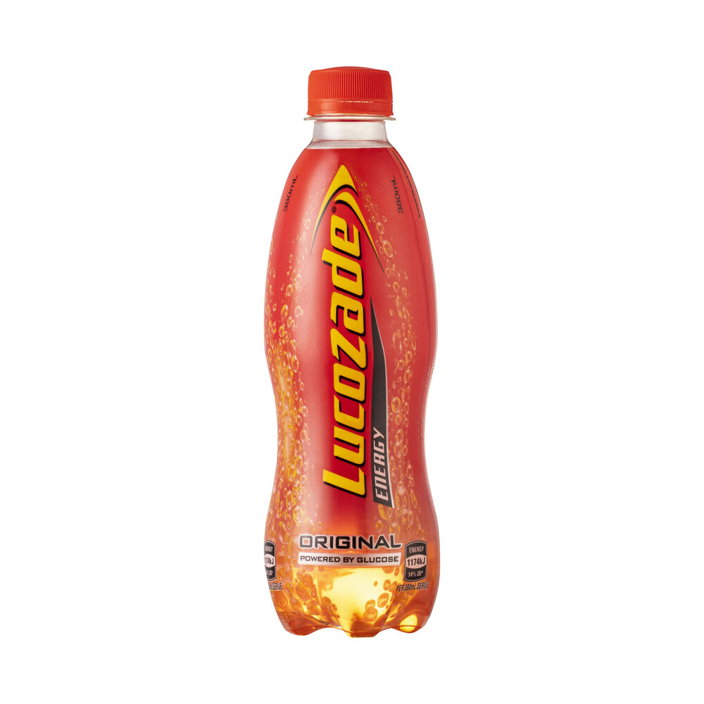 Buy Lucozade Original Energy Drink 380mL Coles