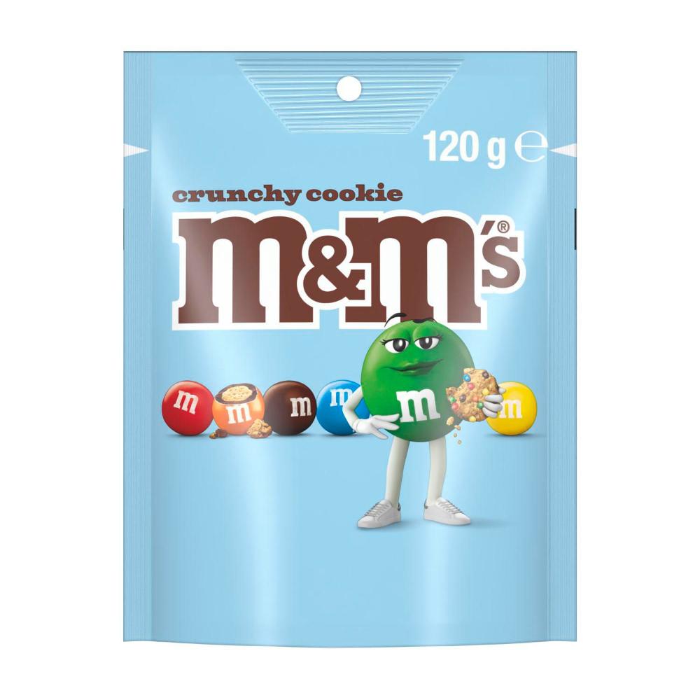 Buy M&Ms Crunchy Cookie Milk Chocolate Snack Bag 120g Coles