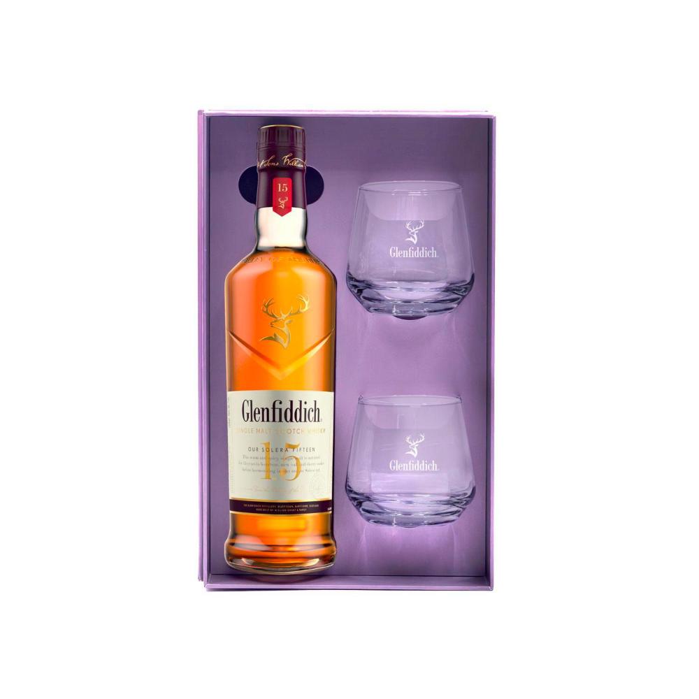 Buy Glenfiddich 15yo Scotch Whisky Gift Pack 1 Each | Coles