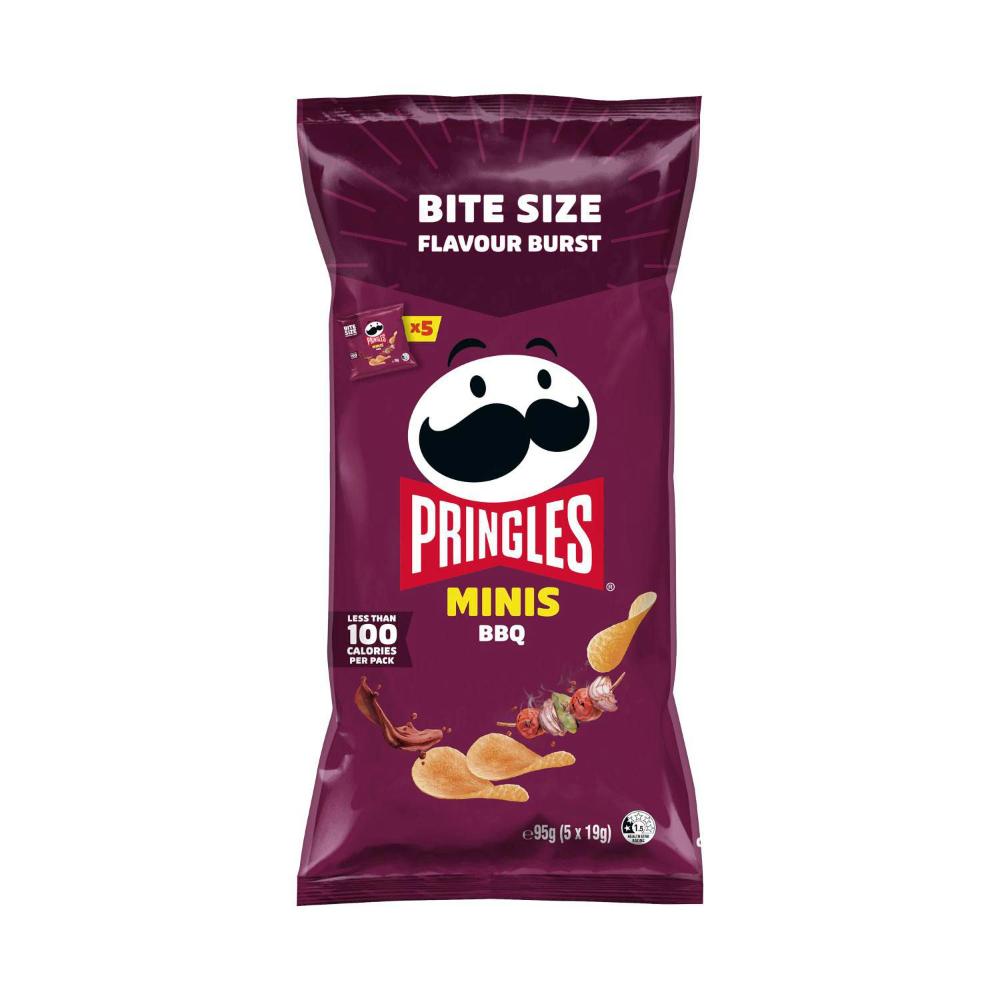 Buy Pringles Minis Multi Pack Bbq 5 Pack 95g | Coles