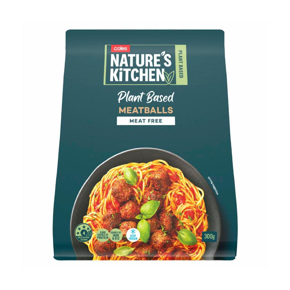 Meatballs Label Buy Coles Nature's Kitchen Meatballs 300g | Coles