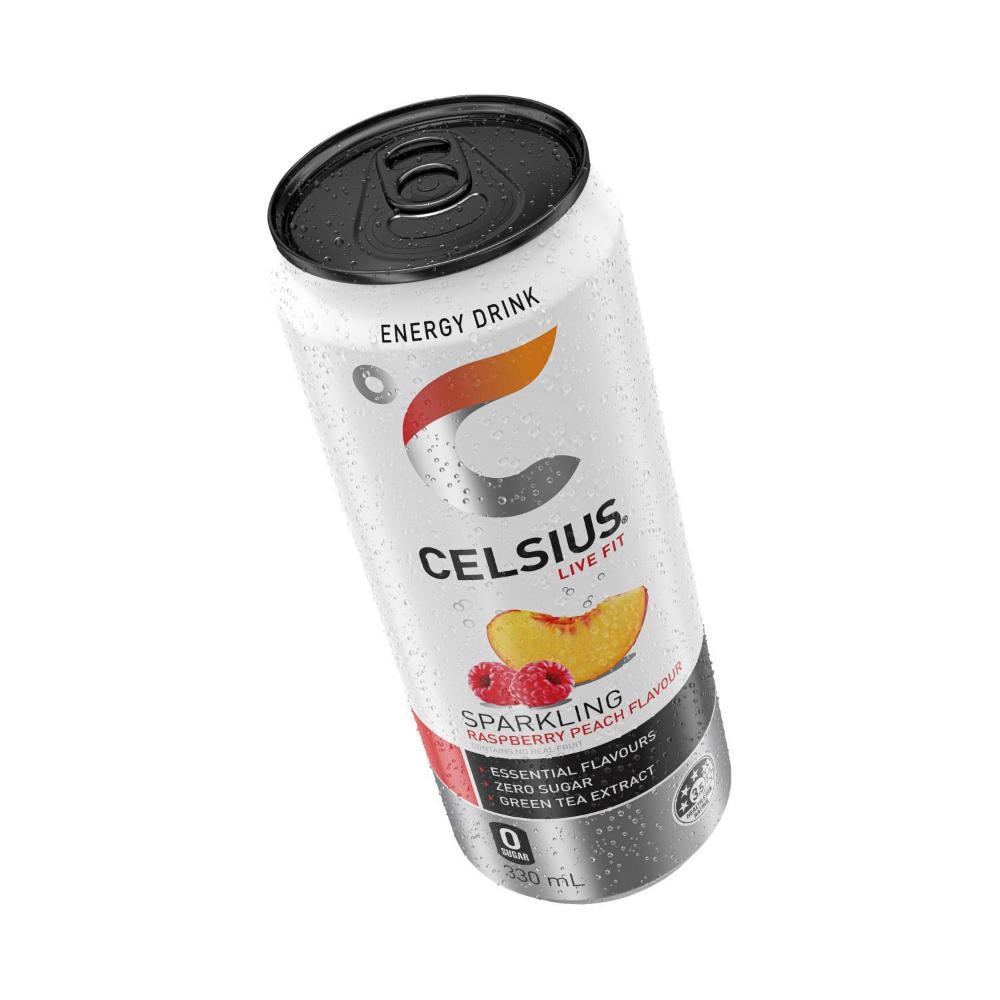 Berry Raspberry Celsius Buy Celsius Energy Drink Raspberry Peach 330mL | Coles