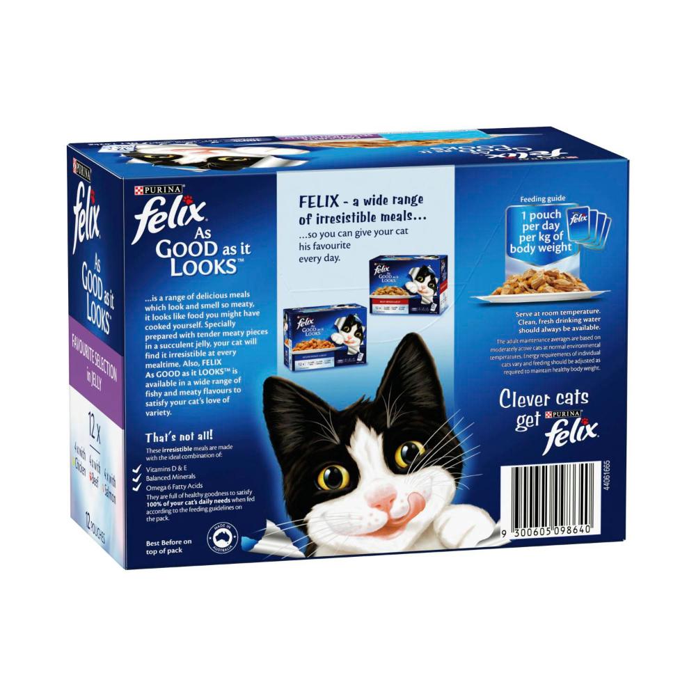Buy Purina Felix As Good As It Looks Favourite Selection Cat Food 12