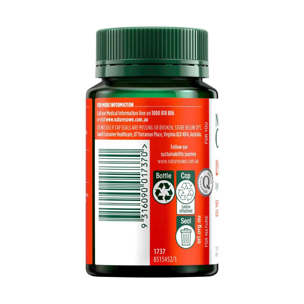 Nature's Bounty L-Lysine, 1000mg, 180 Tablets (3 X 60 Count Bottles - View #8