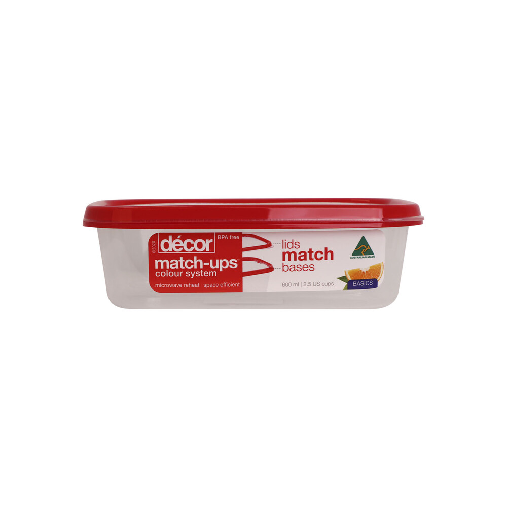 Buy Decor Match Ups Container 600mL 1 each Coles