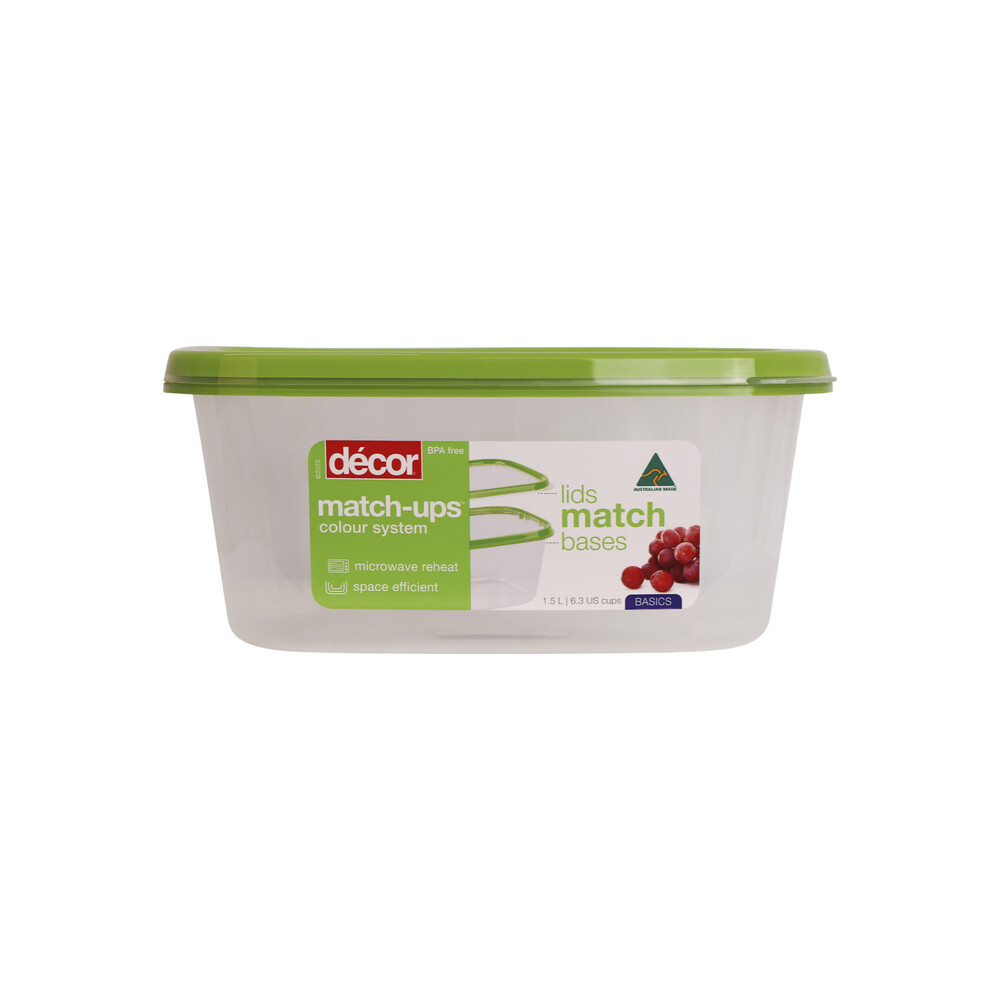 Buy Decor Match Ups Container 1.5L 1 each Coles