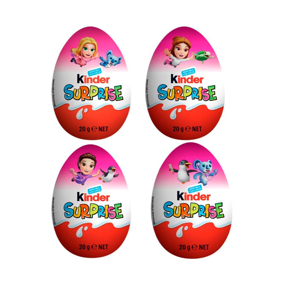 Buy Kinder Surprise Chocolate Egg Pink 20g Coles