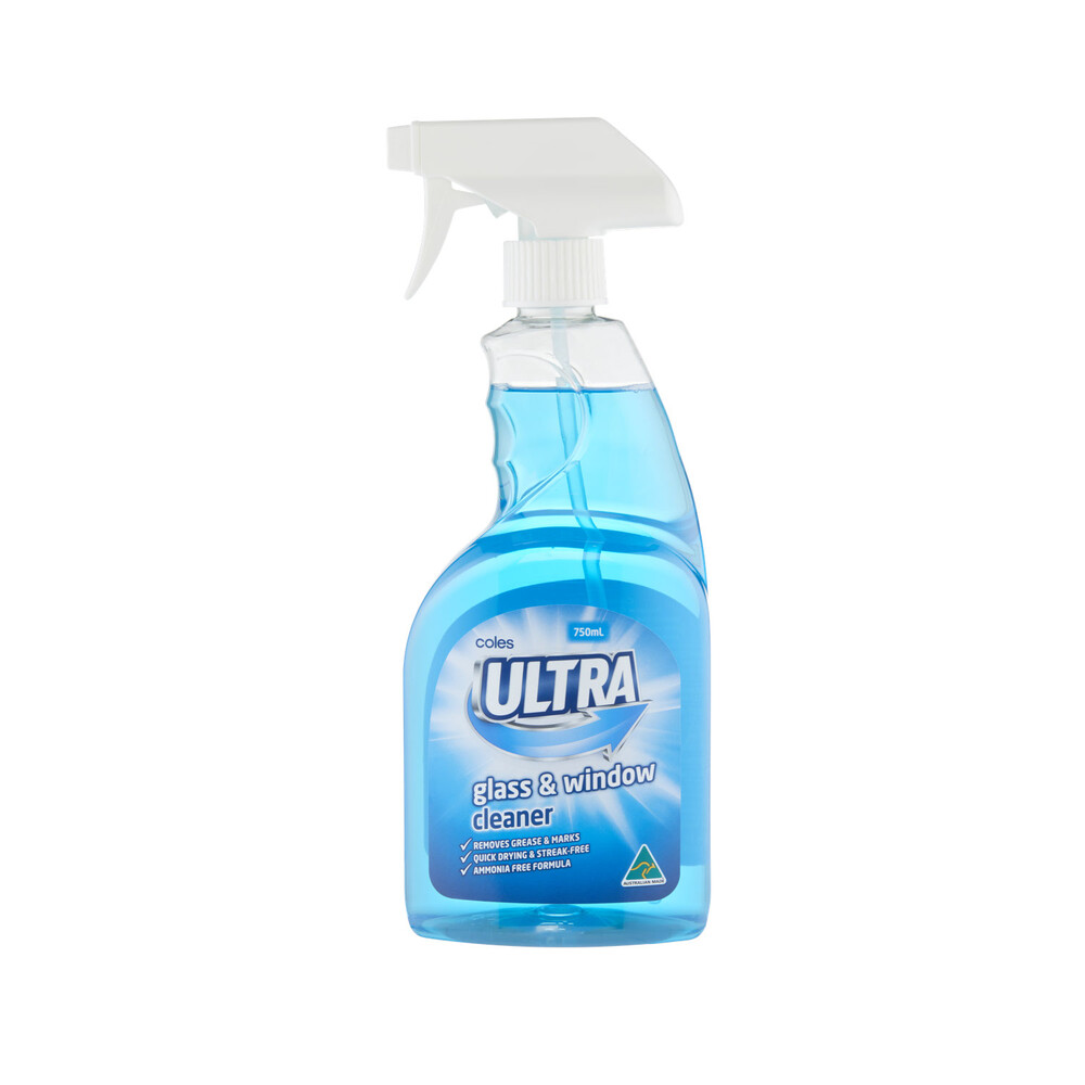 Buy Coles Ultra Glass & Window Cleaner 750mL Coles
