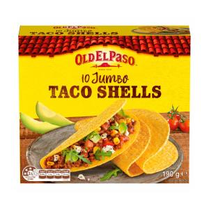 Old El Paso Corn Jumbo Taco Shells 10 Pack Coles Online