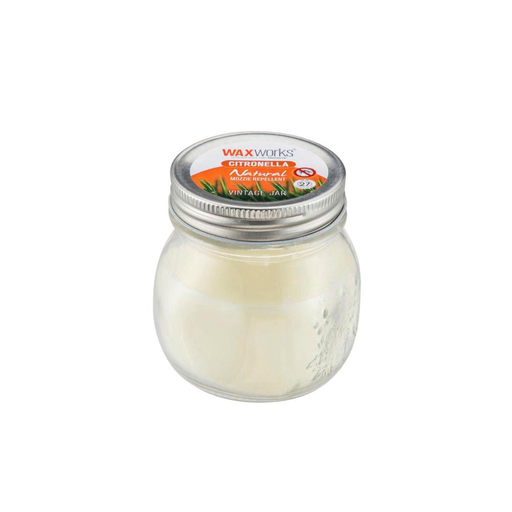 Buy Waxworks Citronella Vintage Jar Candle 1 each Coles