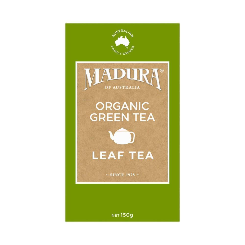 Buy Madura Organic Green Tea Leaf 150g Coles