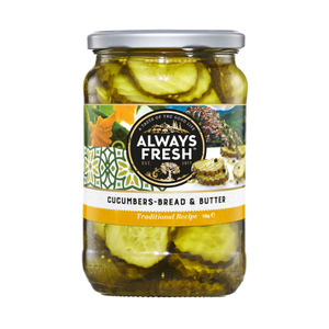 Always Fresh Bread & Butter Cucumbers | 700g