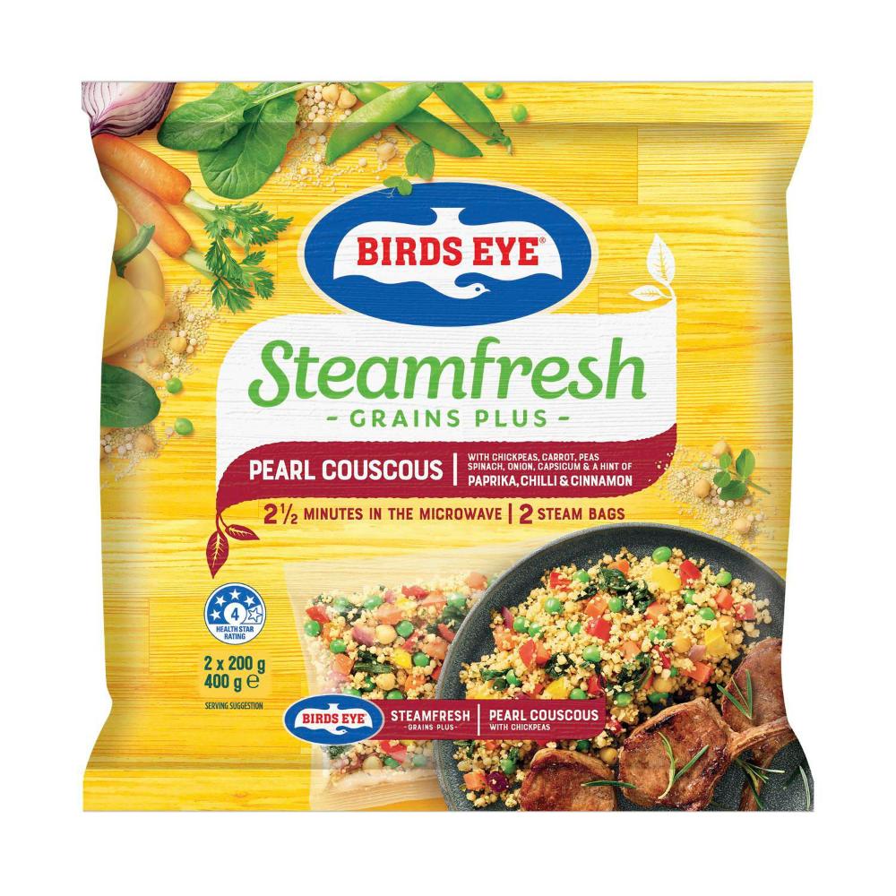 Buy Birds Eye Frozen Steam Fresh Plus Pearl CousCous With Chick Peas 2