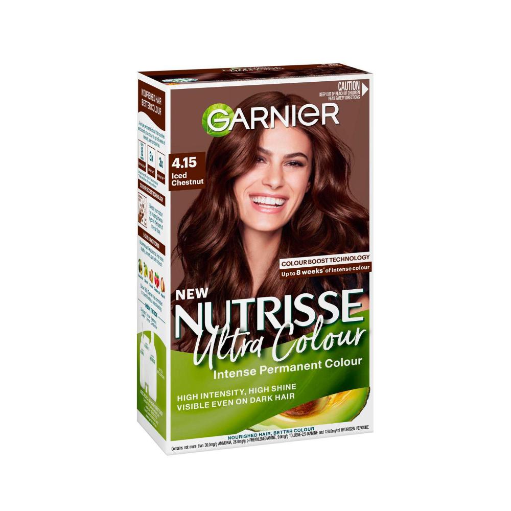 Buy Garnier Nutrisse 4.15 Mahogany Ash Brown Permanent Hair Colour 1