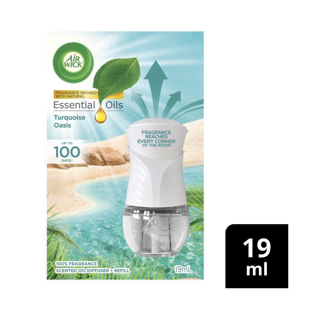 Air Wick Essential Oils Turquoise Oasis Plug in Diffuser | 19mL