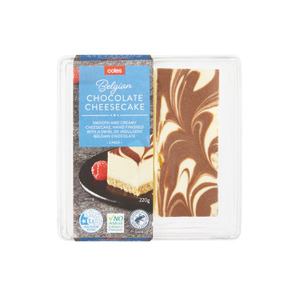 Coles Belgian Chocolate Cheesecake Slice 2 Pack Coles Online Coles Belgian Chocolate Cheesecake Slice 2 Pack Coles Online