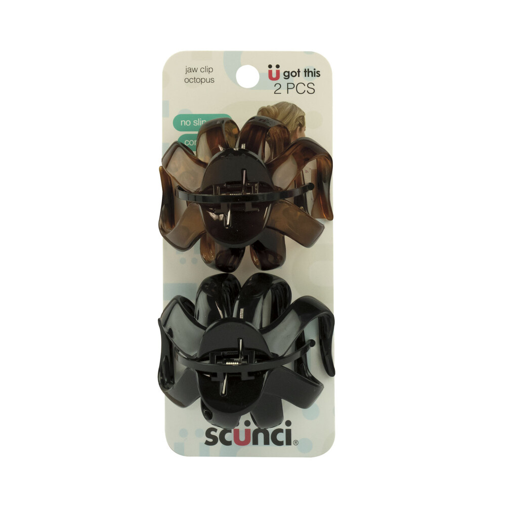 Buy Scunci No Slip Grip Octopus Clips 2 pack Coles
