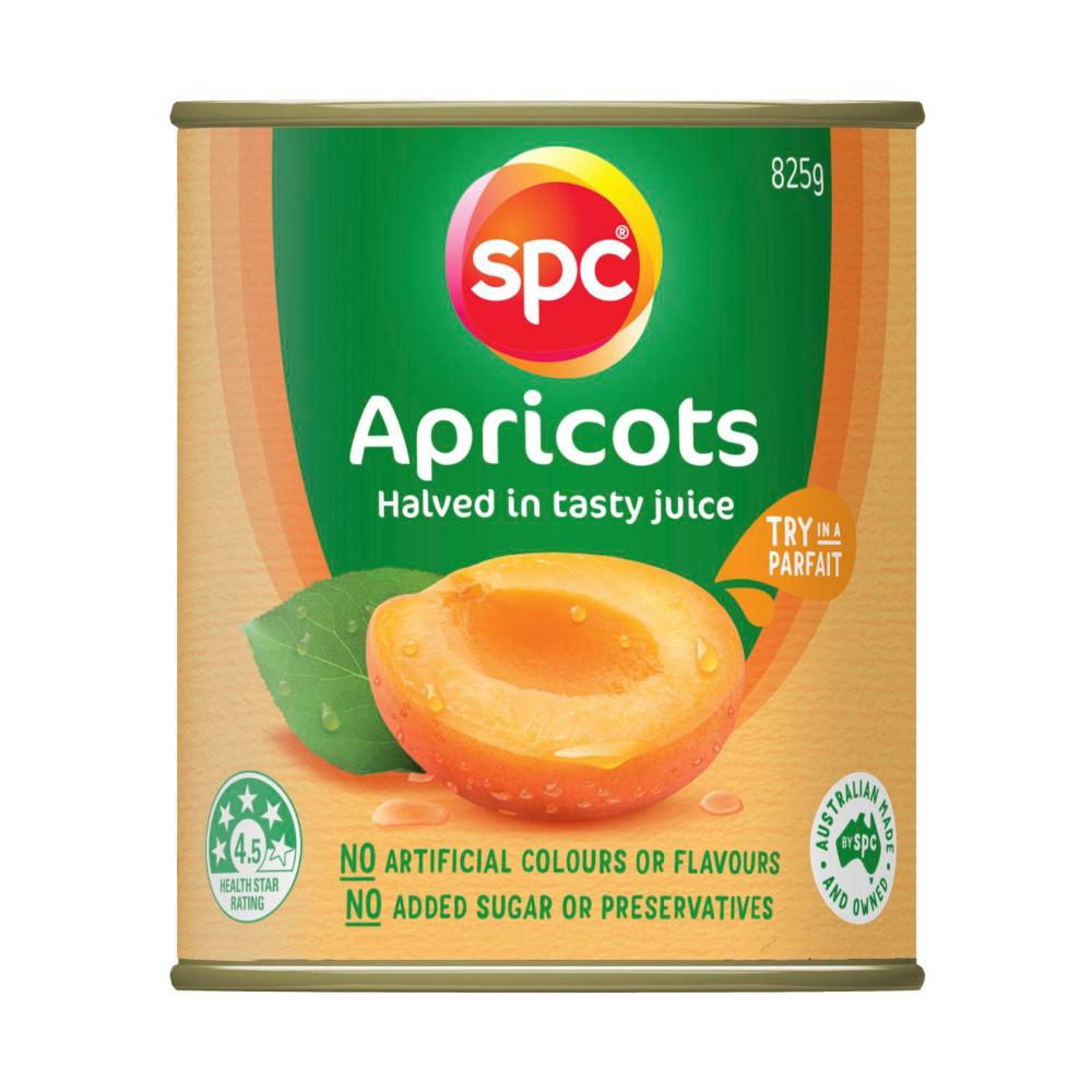 Buy SPC Canned Fruit Apricot Halves In Juice 825g Coles