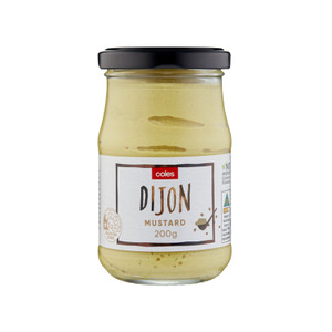 Coles Dijon Mustard, 200 g, catalogue pack image