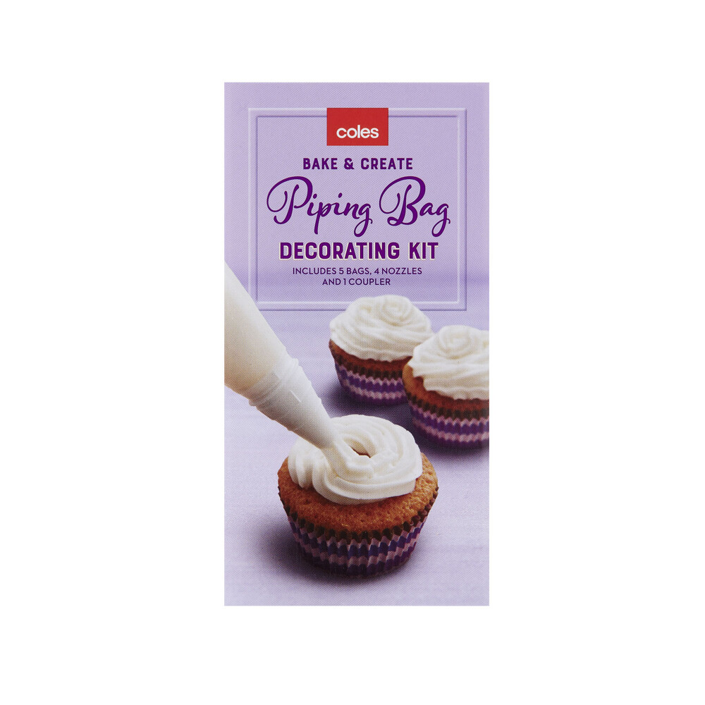 Buy Coles Bake & Create Piping Kit Bag 5 pack Coles