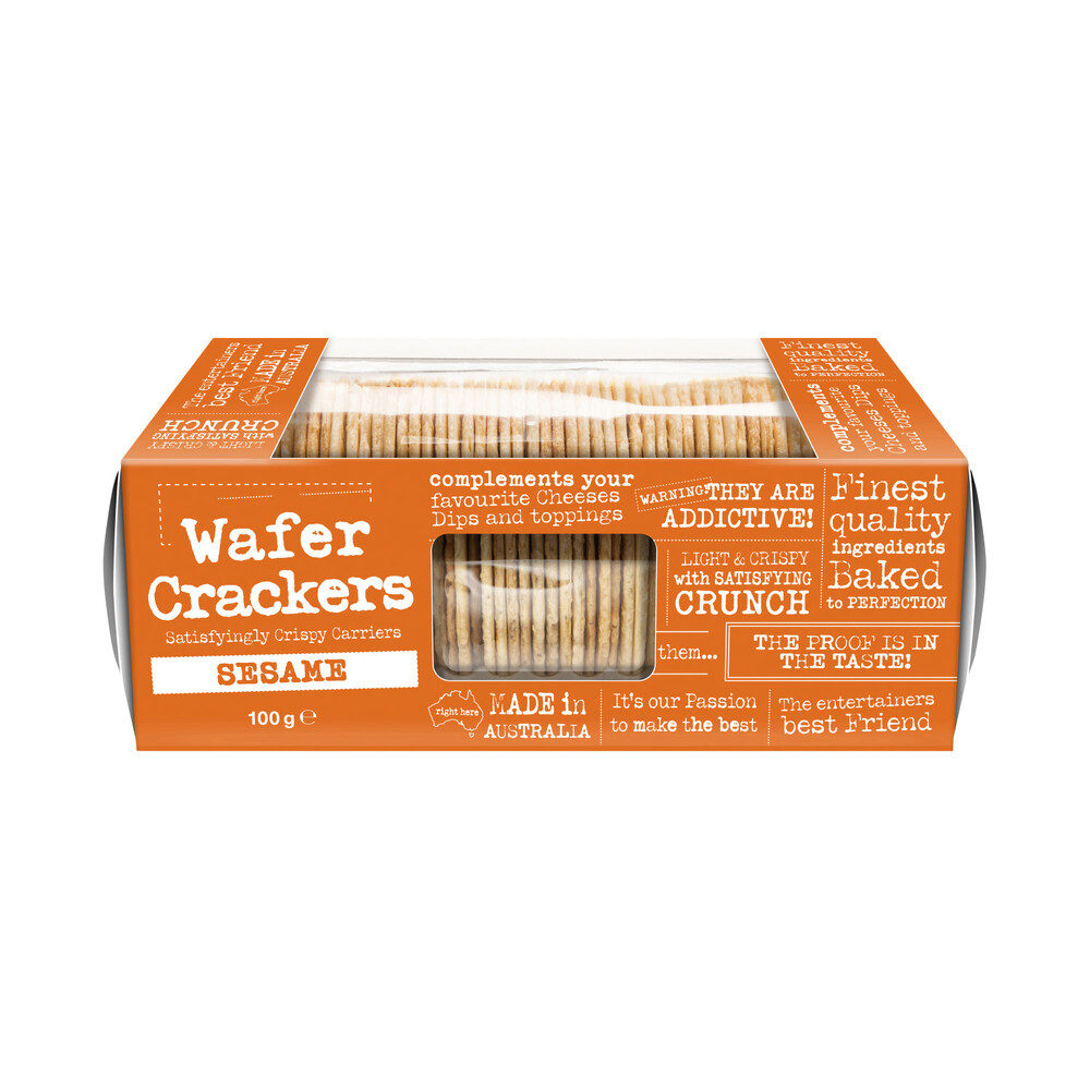 Buy Fine Foods Sesame Wafer Crackers 100g Coles