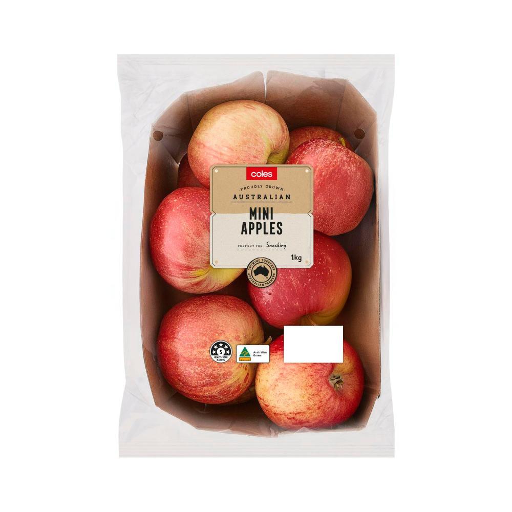 Buy Coles Apples Mini 1kg 1 each Coles