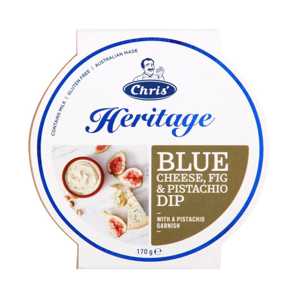 Chris' Heritage Blue Cheese Fig & Pistachio Savoury Dip | 170g